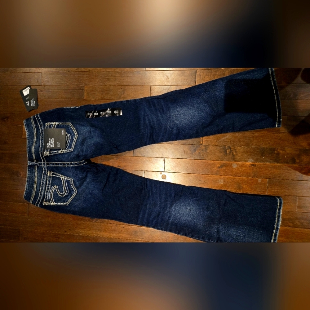 Silver suki midrisejeans